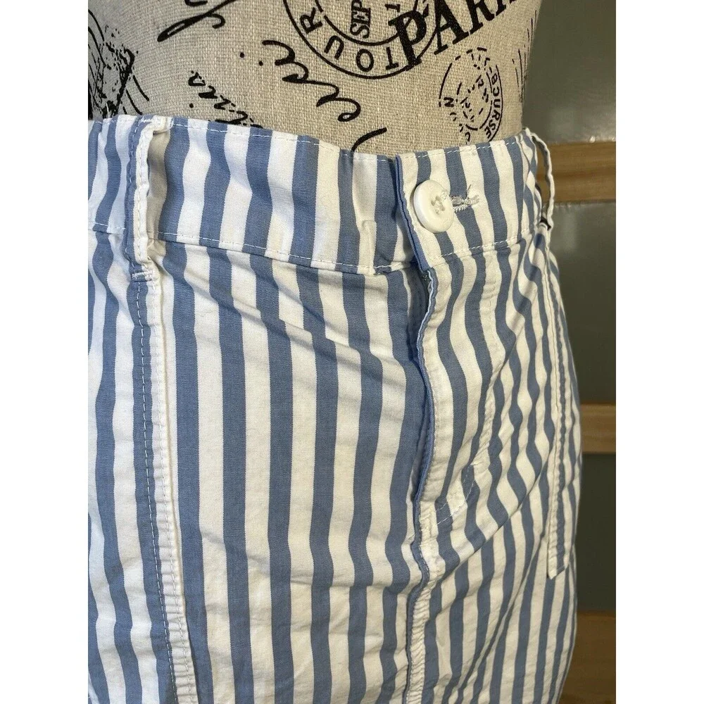 Lee Premium Women's Smart Fit Mid Rise Skort Sz 6M Cotton Blend Pockets